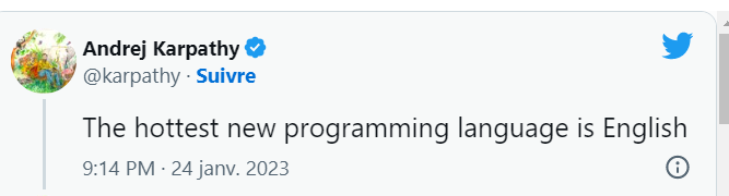 tweet-drew-harwell Prompt engineer, Le nouveau métier de l'IA générative.